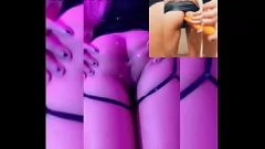 Jouer Latina Babe expérimente la prise anale et la carotte dans sa chatte serrée