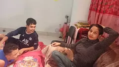 Abspielen Shathi Khatun, Hanif und Shapan Pramanik in einem heißen Dreier: Enge Muschi und Analsex